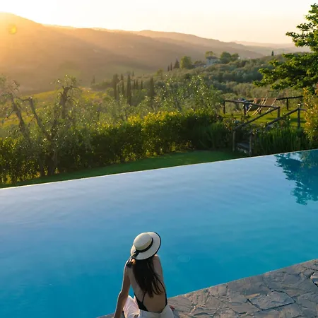 Unique With Infinity Pool Inside Chianti * Corti