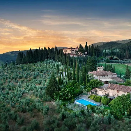 Unique With Infinity Pool Inside Chianti Villa Corti