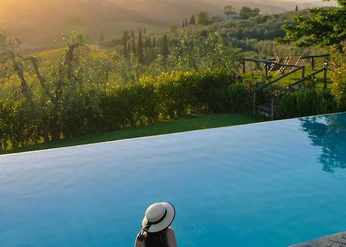 Unique With Infinity Pool Inside Chianti * Corti